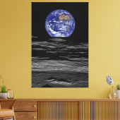 Earthrise Leinwanddruck (Insitu (Wohnzimmer))