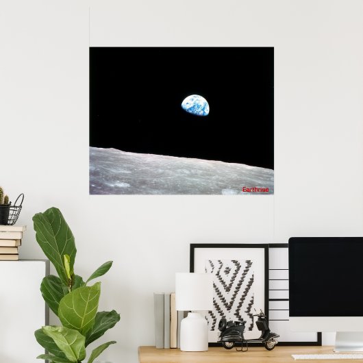 Earthrise Poster (Heimbüro)
