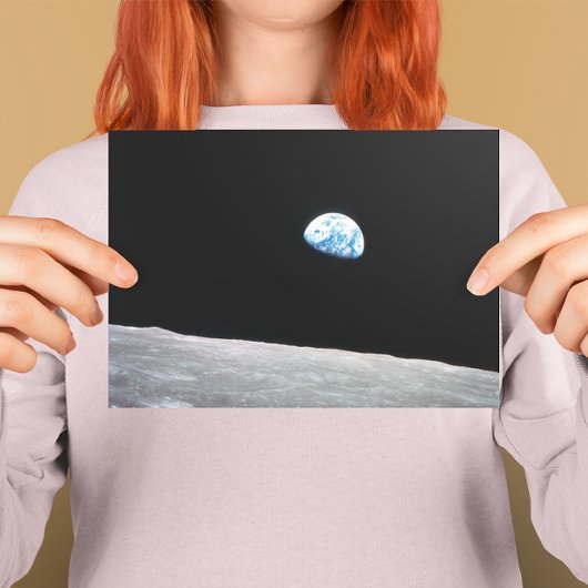 Earthrise Postkarte