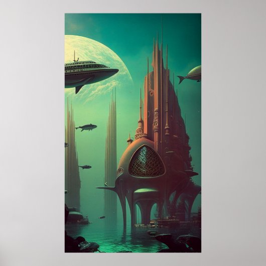 Earthrise Serenade - (42x24in Extra Long) Poster (Vorne)