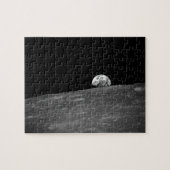 Earthrise vom Mond-Auftrag Apollo 8 Puzzle (Horizontal)