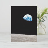 Earthrise William Anders Einladung (Stehend Vorderseite)