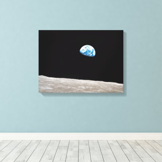 Earthrise William Anders Leinwanddruck (Insitu (Holzboden))