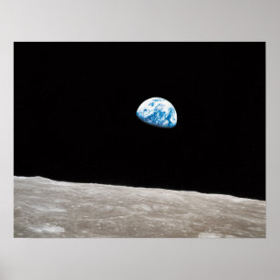 Earthrise William Anders Poster