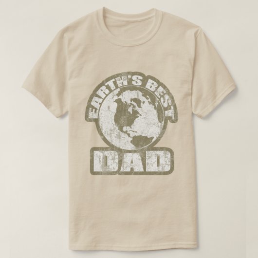 Earths Best Vater Brown T-Shirt (Design vorne)