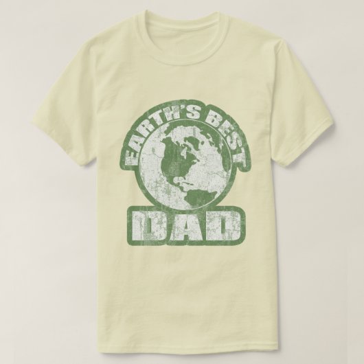 Earths Best Vater Green T-Shirt (Design vorne)