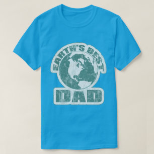 Earths Best Vater White and Blue T-Shirt