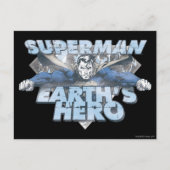 Earth's Held - Blau Postkarte (Vorderseite)