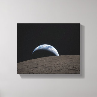 Earthset Orion Raumschiff Artemis Mondmission Leinwanddruck