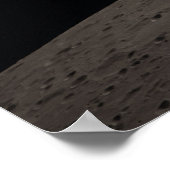 Earthset Orion Spacecraft Artemis Moon Mission Poster (Ecke)