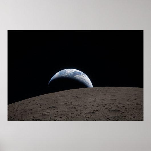 Earthset Orion Spacecraft Artemis Moon Mission Poster (Vorne)