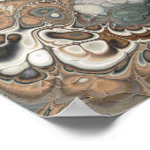 Earthstone Marmor Flow Poster (Ecke)