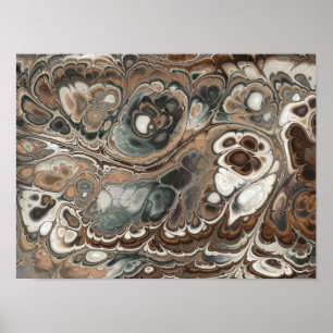 Earthstone Marmor Flow Poster