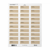 Earthtone Beige Simple Minimal (Vorne)