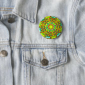 Earthtone ethnische Blick-Mandala Button (Beispiel)