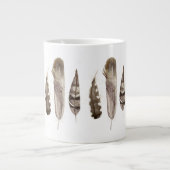 Earthtone Feathers II Jumbo-Tasse (Vorderseite)