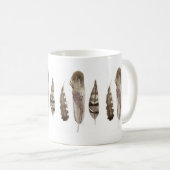 Earthtone Feathers II Kaffeetasse (VorderseiteRechts)