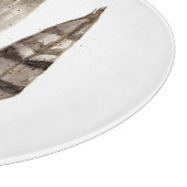 Earthtone Feathers II Schneidebrett (Ecke)