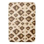 Earthtone Geometry Badematte (Vorderseite Vertikal)