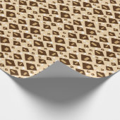Earthtone Geometry Geschenkpapier (Ecke)