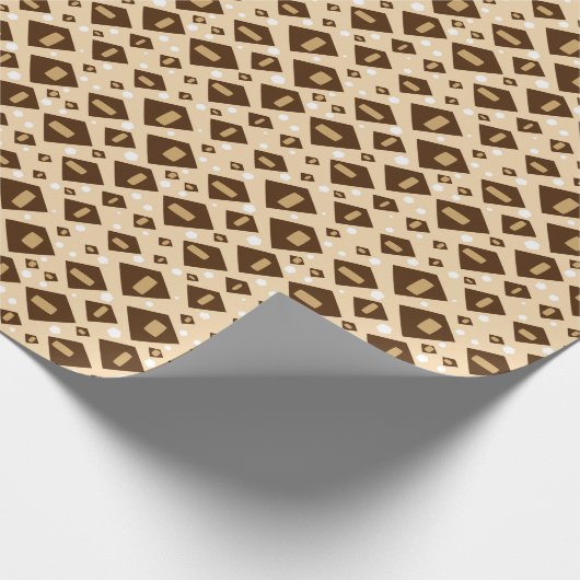 Earthtone Geometry Geschenkpapier (Ecke)