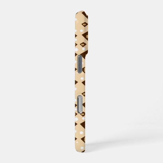 Earthtone Geometry iPhone Hülle (Rechte Seite)