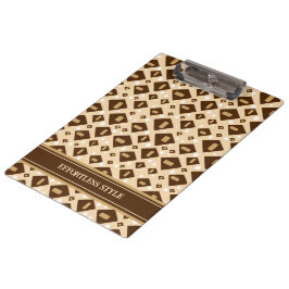 Earthtone Geometry Klemmbrett