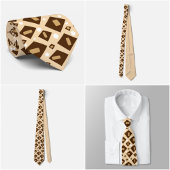 Earthtone Geometry Krawatte