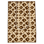Earthtone Geometry Mittlere Geschenktüte (Rückseite)