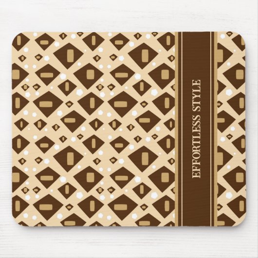 Earthtone Geometry Mousepad (Vorne)