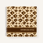 Earthtone Geometry Notizblock (Vorderseite)