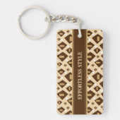 Earthtone Geometry Schlüsselanhänger (Vorderseite)