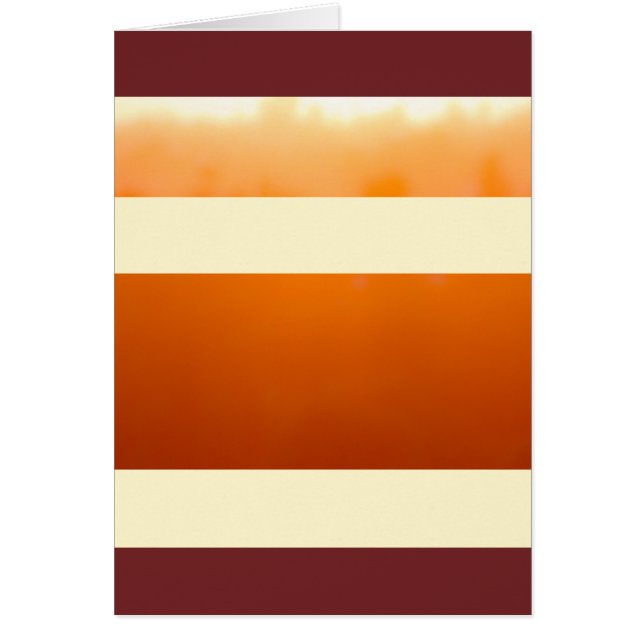 Earthtone Orange Cream Südwest Sunset Blank (Vorne)