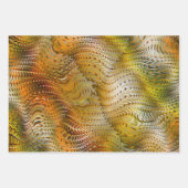 Earthtone Sampler Gift Wrap Paper - 3 Designs Geschenkpapier Set (Vorderseite 3)