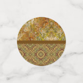 Earthtone Sampler Marble & Faux Snakeskin Confetti Konfetti (Klein Vorderseite)