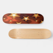 Earthtone Stars Skateboard (Horizontal)