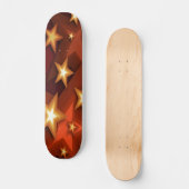 Earthtone Stars Skateboard (Vorderseite)