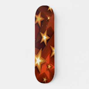 Earthtone Stars Skateboard