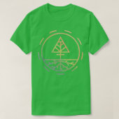 EarthTree Chakra Tree of Life Alchemy Vier Element T-Shirt (Design vorne)