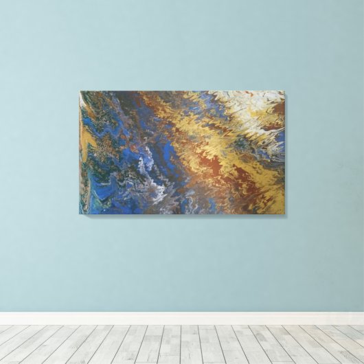 Earthward Canvas Print Leinwanddruck (Insitu (Holzboden))