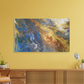 Earthward Canvas Print Leinwanddruck (Insitu (Wohnzimmer))