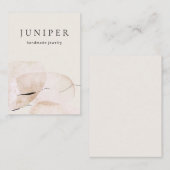 Earthy Abstrakt Artistic Watercolor Mitteilungskarte (Vorne/Hinten)