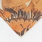 Earthy Autumn Mandala Fleecedecke (Ecke)