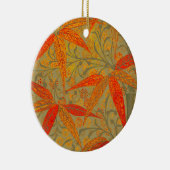 Earthy Bamboo Art Print Orange Keramikornament (Rechts)