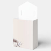 Earthy Bohemisch Floral Feathers Wedding Geschenkschachtel (Geöffnet)