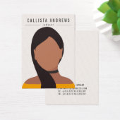 Earthy Bohemisch Long Brown Girl Earring Display (Schreibtisch)