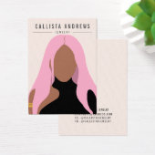 Earthy Bohemisch Pink Girl Earring Display Card (Schreibtisch)