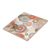 Earthy Boho Abstrakt Circles | Bio Design Fliese (Seite)