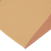 Earthy Boho Abstrakt Wavy Swirt Lines Terracotta   Kurzer Tischläufer (Ecke)