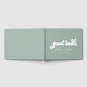 Earthy Boho Anpassbare Hochzeit Gästebuch (Voll)